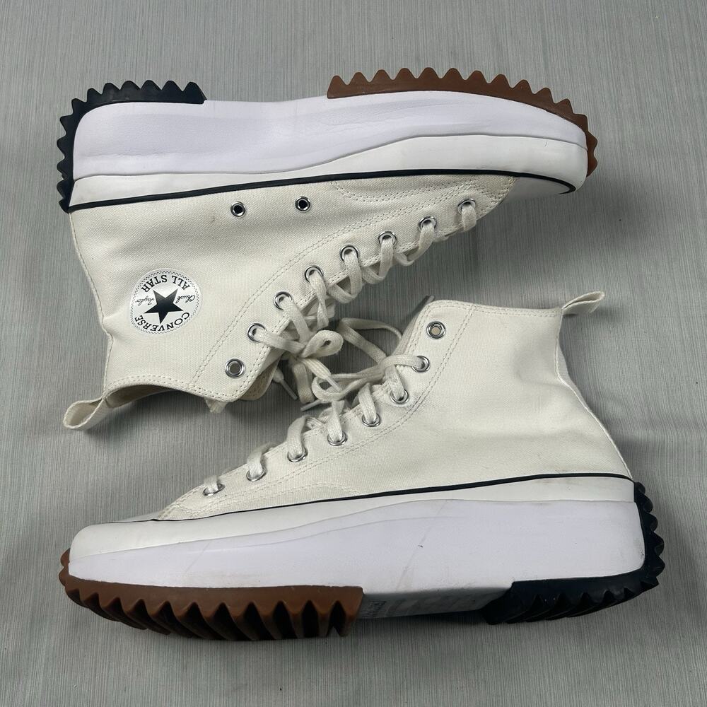 Converse Run Star Hike High Top Women’s Size 13.5 White Casual Sneakers 166799C